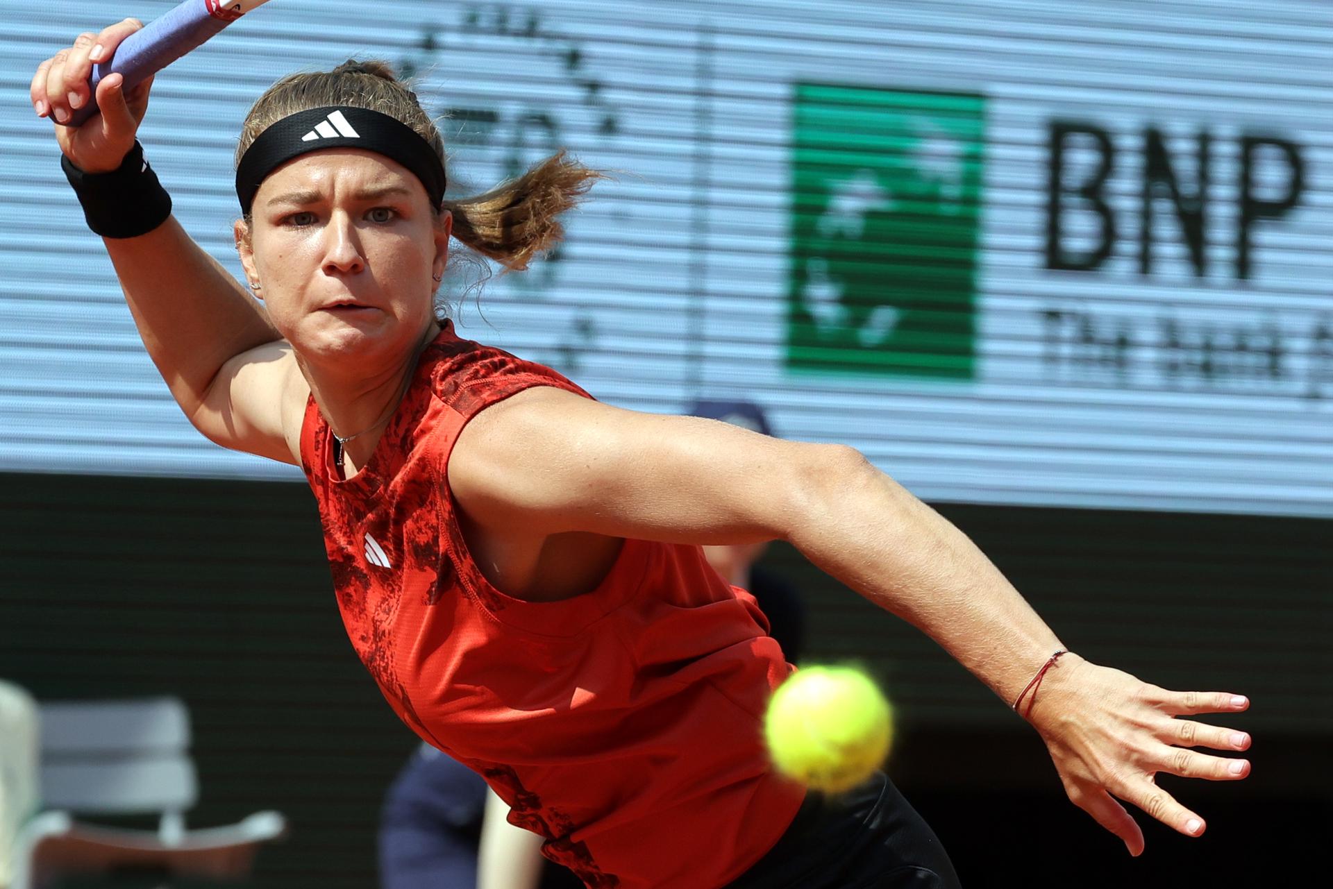 La checa Muchova, primera semifinalista en Roland Garros